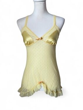 Victoria’s Secret Angels Yellow Babydoll Slip